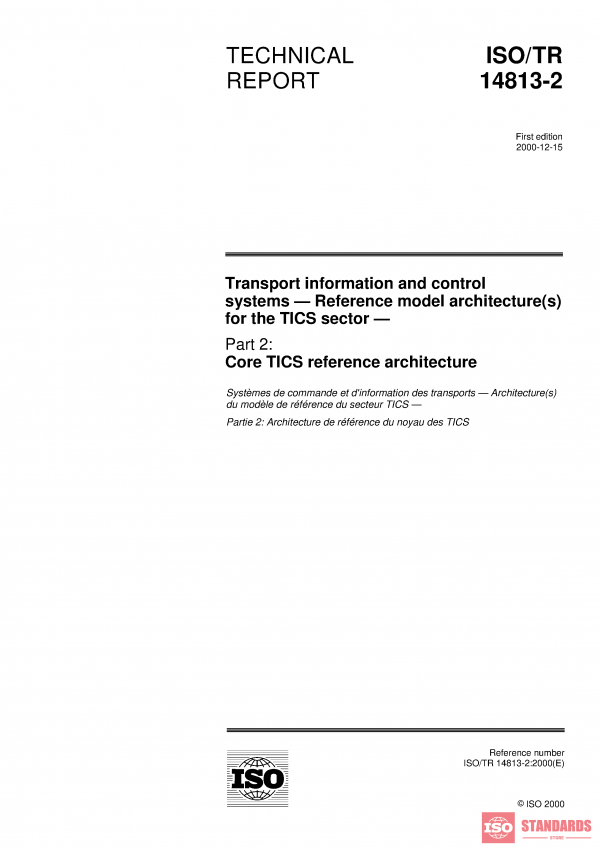 ISO/TR 14813-2:2000 PDF
