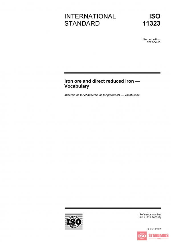 ISO 11323:2002 PDF