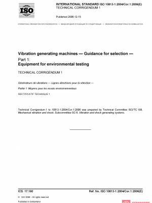 ISO 10813-1:2004/Cor 1:2006 PDF