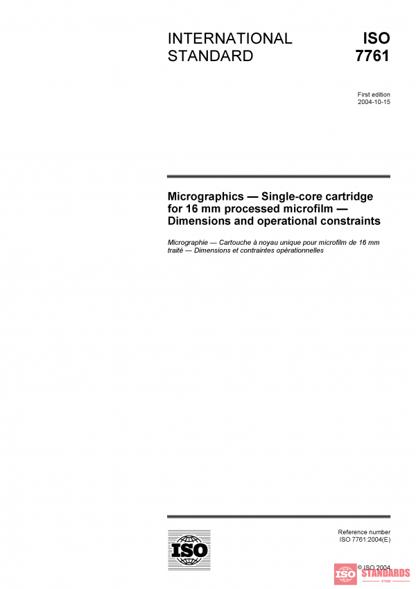ISO 7761:2004 PDF