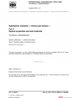 ISO 11979-2:1999/Cor 1:2003 PDF