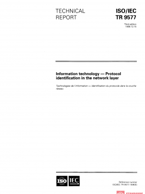 ISO/IEC TR 9577:1996 PDF