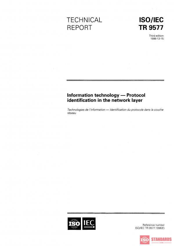 ISO/IEC TR 9577:1996 PDF