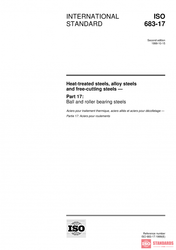 ISO 683-17:1999 PDF