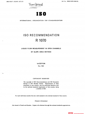 ISO/R 1070:1969 PDF