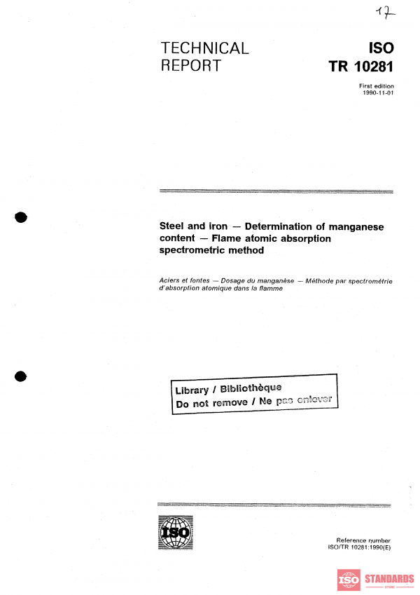 ISO/TR 10281:1990 PDF