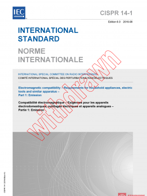 CISPR 14-1:2016 PDF