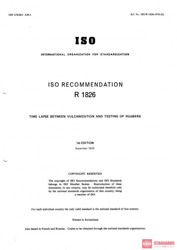 ISO/R 1826:1970 PDF