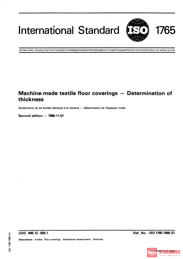 ISO 1765:1986 PDF