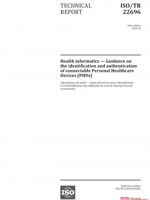 ISO/TR 22696:2020 PDF