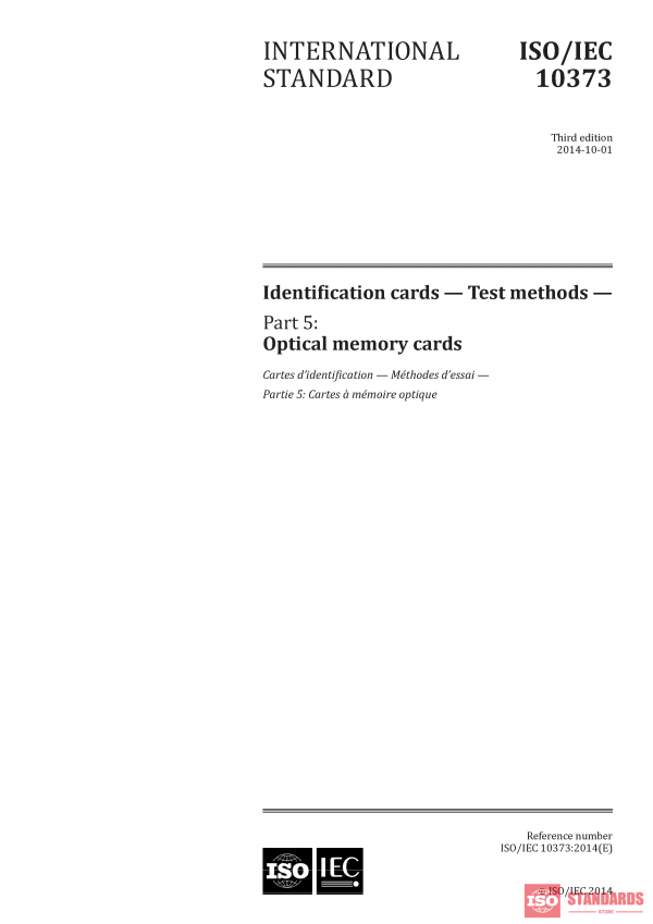 ISO/IEC 10373-5:2014 PDF