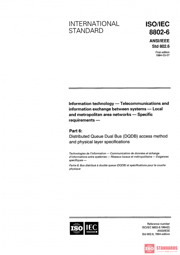 ISO/IEC 8802-6:1994 PDF