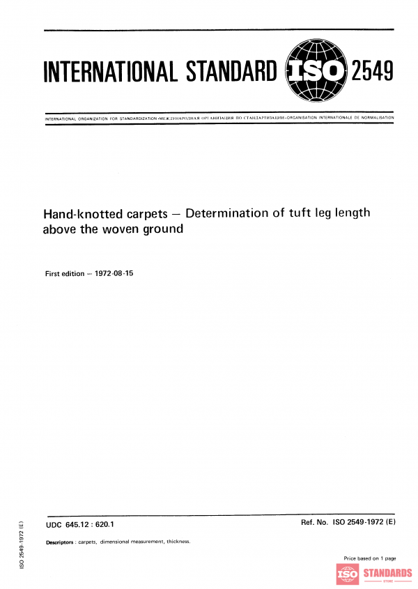 ISO 2549:1972 PDF
