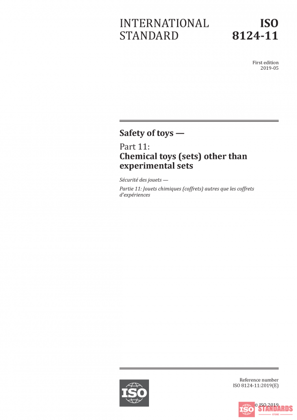 ISO 8124-11:2019 PDF