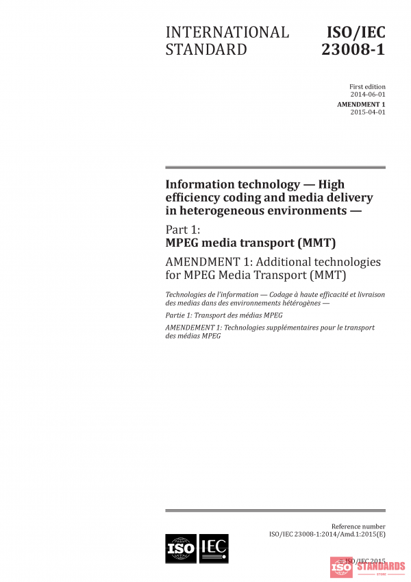 ISO/IEC 23008-1:2014/Amd 1:2015 PDF
