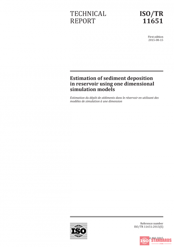 ISO/TR 11651:2015 PDF