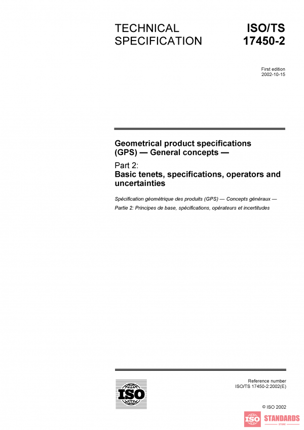 ISO/TS 17450-2:2002 PDF