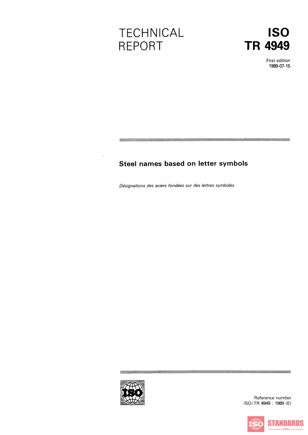 ISO/TR 4949:1989 PDF