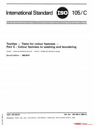 ISO 105-C:1982 PDF
