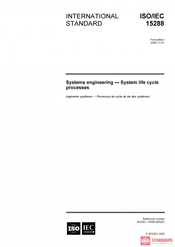ISO/IEC 15288:2002 PDF