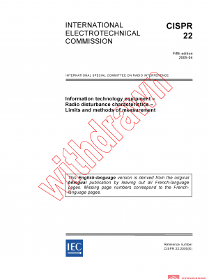 CISPR 22:2005 PDF