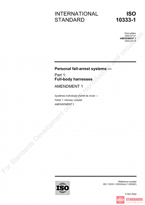 ISO 10333 WG-1+AMD 1:2002 PDF