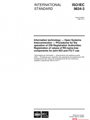 ISO/IEC 9834-3:1998 PDF