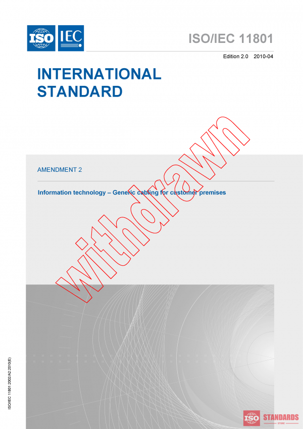 ISO/IEC 11801:2002/AMD2:2010 PDF