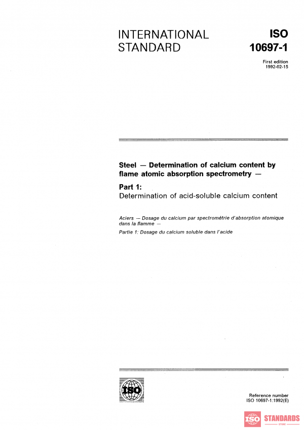 ISO 10697-1:1992 PDF