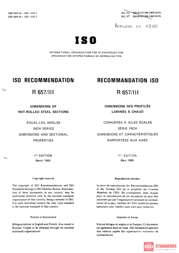 ISO/R 657-3:1969 PDF