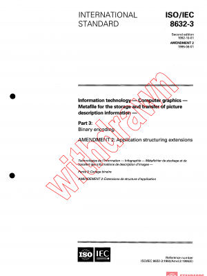 ISO/IEC 8632-3:1999/AMD2:1992 PDF