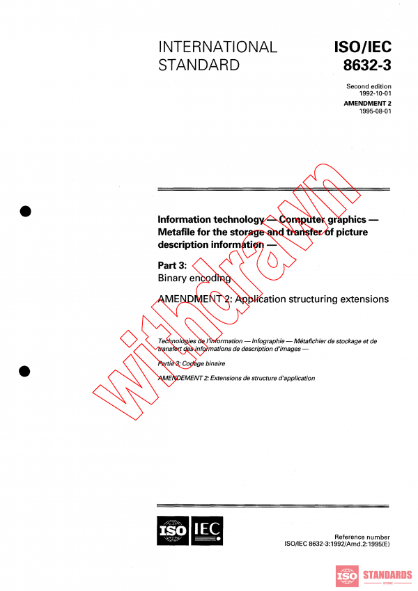 ISO/IEC 8632-3:1999/AMD2:1992 PDF