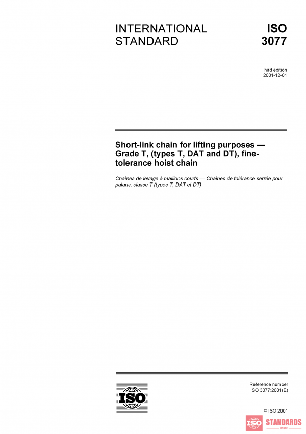 ISO 3077:2001 PDF