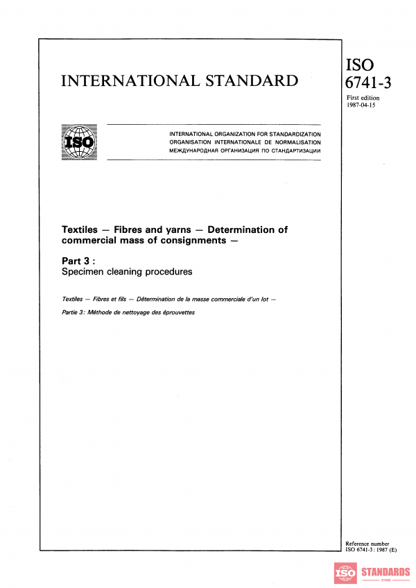 ISO 6741-3:1987 PDF