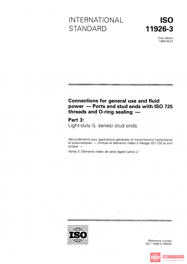 ISO 11926-3:1995 PDF