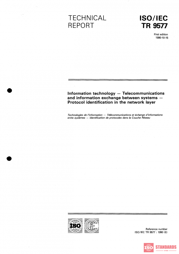 ISO/IEC TR 9577:1990 PDF