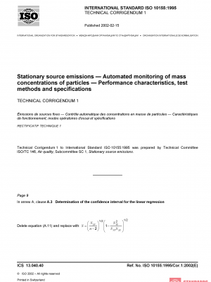 ISO 10155:1995/Cor 1:2002 PDF