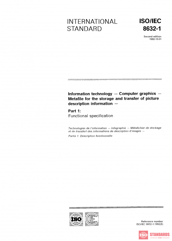 ISO/IEC 8632-1:1992 PDF