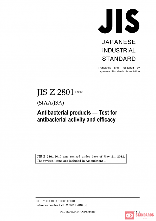 JIS 2801 :2010 PDF
