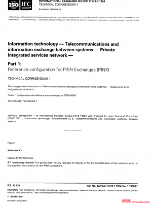 ISO/IEC 11579-1:1994/COR1:1996 PDF
