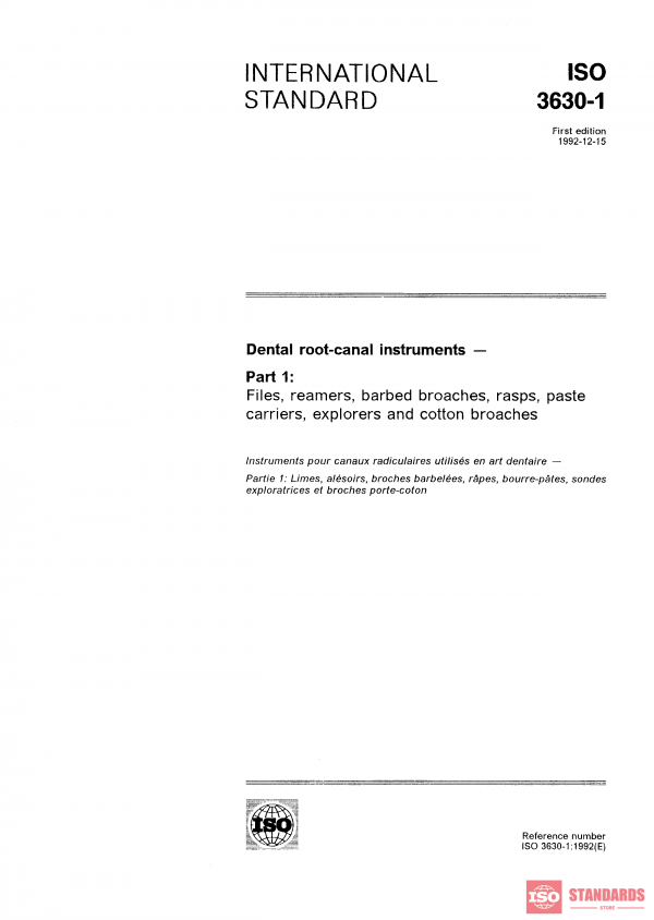 ISO 3630-1:1992 PDF