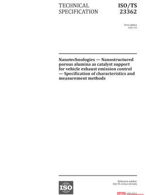 ISO/TS 23362:2021 PDF