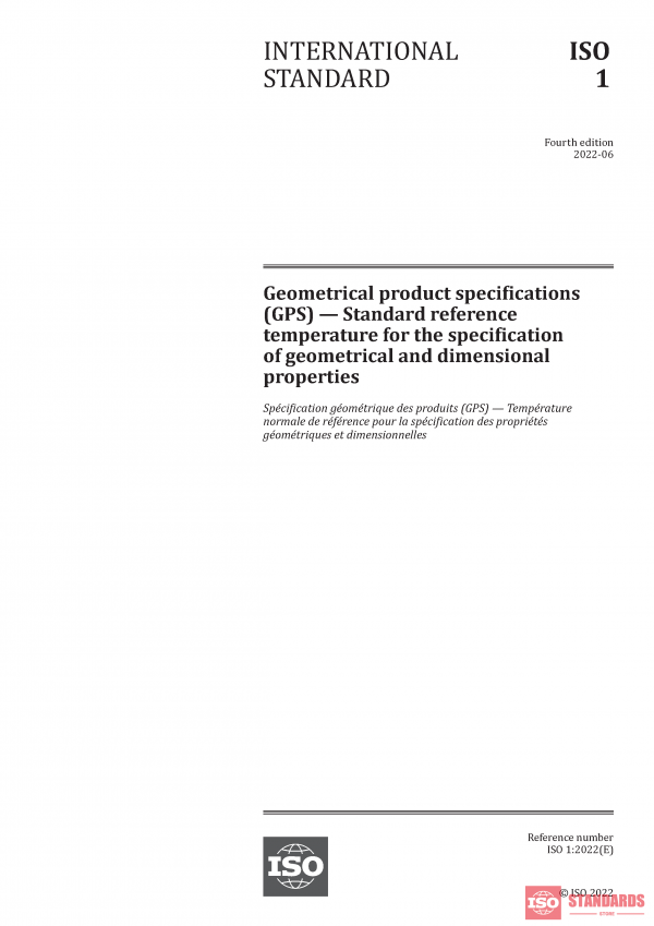 ISO 1:2022 PDF