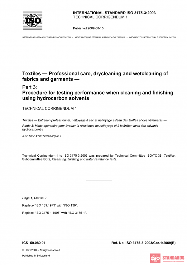 ISO 3175-3:2003/Cor 1:2009 PDF