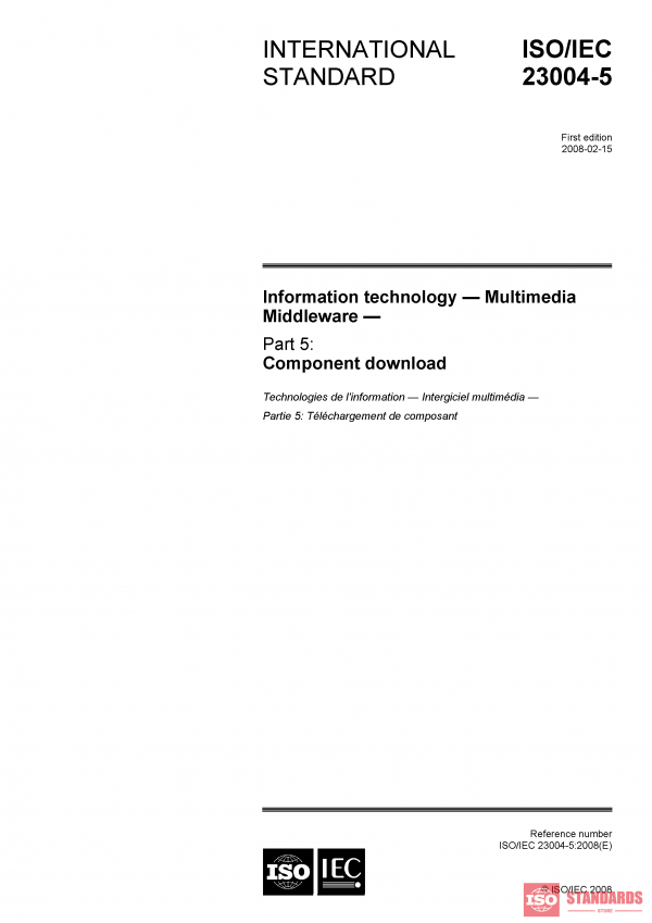 ISO/IEC 23004-5:2008 PDF