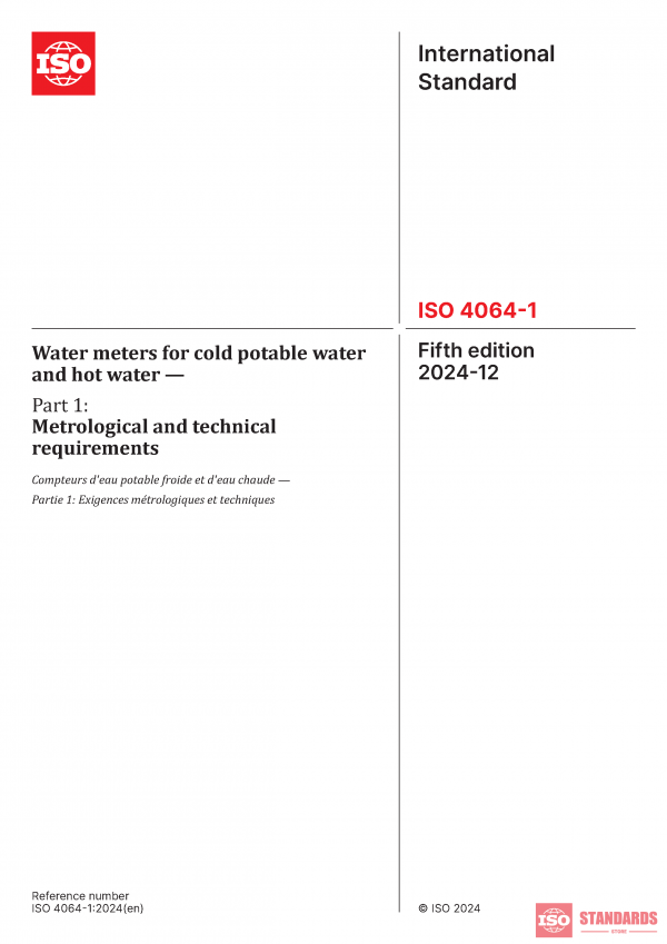ISO 4064-1:2024 PDF