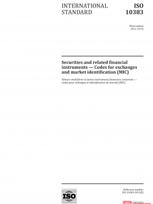 ISO 10383:2012 PDF