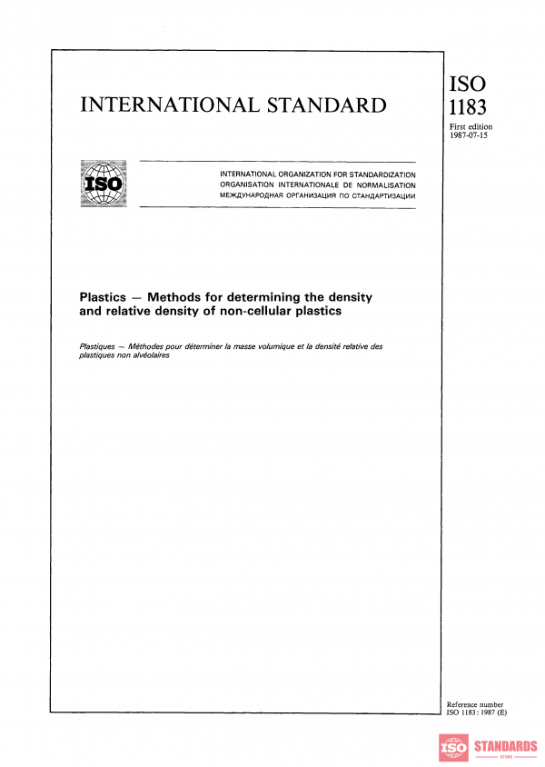 ISO 1183:1987 PDF