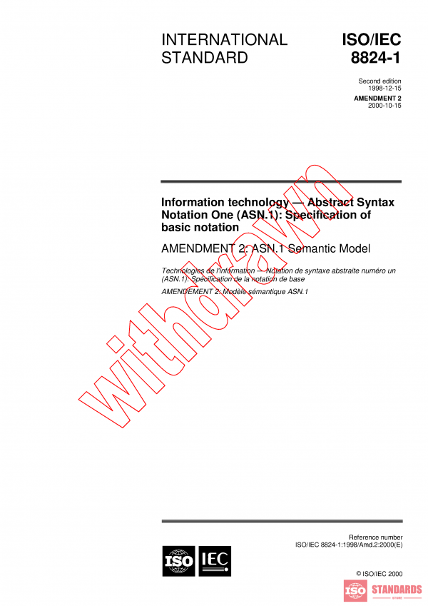 ISO/IEC 8824-1:1998/AMD2:2000 PDF