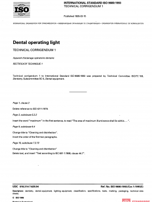 ISO 9680:1993/Cor 1:1995 PDF